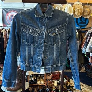 Vintage Lee Dark Blue Jean Jacket